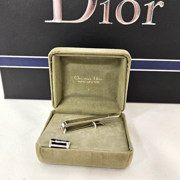 Dior Vintage Sterling Silver Tie Clip - Picture 2 of 9